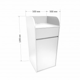 Станция официанта Оди1 500х1090х500 мм , цвет Белый