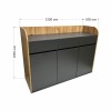 Станция официанта Оди3 1500х1090х500 мм, цвет Графит-Дуб