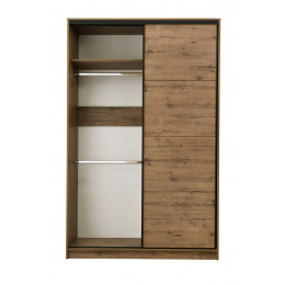 Шкаф-купе B 120 VVH Bromo РГ-12.01 (дуб велингтон/черный матовый) 120х60х220.5
