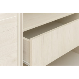 Шкаф-купе B 120 BBB Bromo РГ-12.03 (дуб бордо лайт/белый матовый) 120х60х220.5