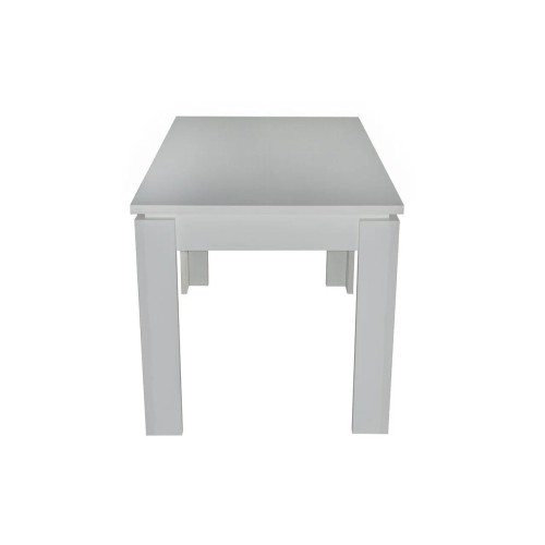 Стол обеденный "ARRIS 1" раздвижной 1180-1570x760x760 (белый структурный)