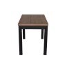 Стол обеденный "BLACK2" раздвижной 1380-1930x850x760 (дуб натуральный)