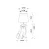 
Декоративная настольная лампа Arte Lamp A1512LT-1BK Bobby
