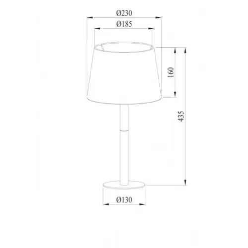 
Декоративная настольная лампа Arte Lamp A2102LT-1WH Connor
