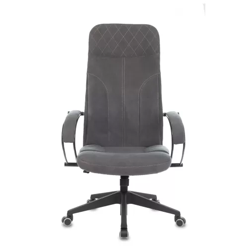 
Кресло руководителя Бюрократ CH-608Fabric темно-серый Alfa 44 крестовина пластик
