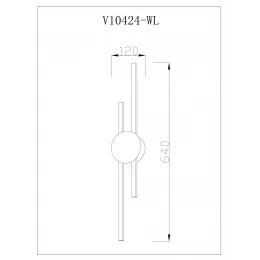 Светильник настенный светодиодный Moderli V10424-WL Brescia