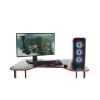 Стол игровой Knight Table L Red столешница ДСП красный каркас черный купить в Одинцово, Красногорске и Апрелевке с доставкой