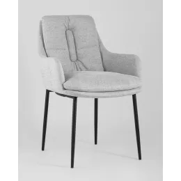 Кресло Саманта рогожка светло-серый 4 шт.