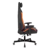 
Кресло игровое Knight EXPLORE черный/оранжевый ромбик эко.кожа с подголов. крестовина металл
