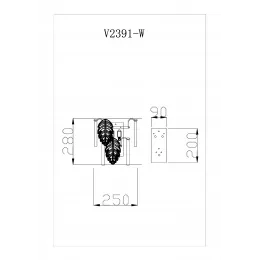 Хрустальный настенный светильник Moderli V2391-W Radience 1*E14*60W