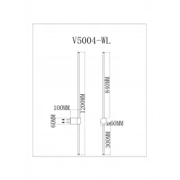 Настенный светодиодный светильник Moderli V5004-WL Ricco