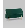 
Банкетка Болейн с ящиком велюр зеленый

