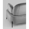 
Кресло Кэнди с подлокотниками велюр серый
