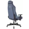 
Кресло игровое Knight N1 Fabric синий Light-27 с подголов. крестовина металл
