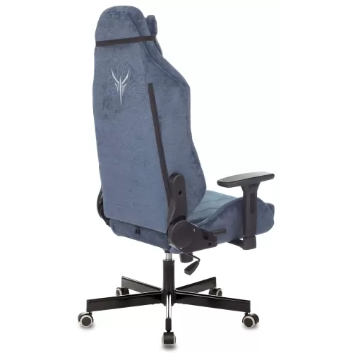 
Кресло игровое Knight N1 Fabric синий Light-27 с подголов. крестовина металл
