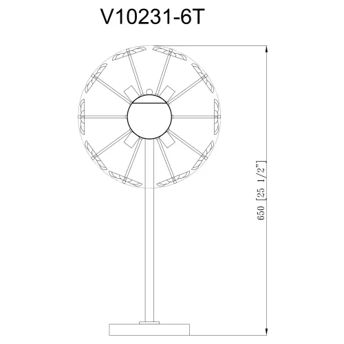 
Лампа настольная Moderli V10231-6T Selectra
