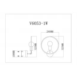 Настенный светильник Moderli V6053-1W Sachara