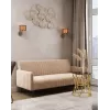 Журнальный стол 50*50 ВИВА золото стекло черное купить в Одинцово, Красногорске и Апрелевке с доставкой