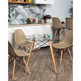 Стул DSW барный бежевый
