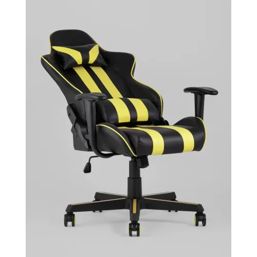 
Кресло игровое TopChairs Camaro желтое
