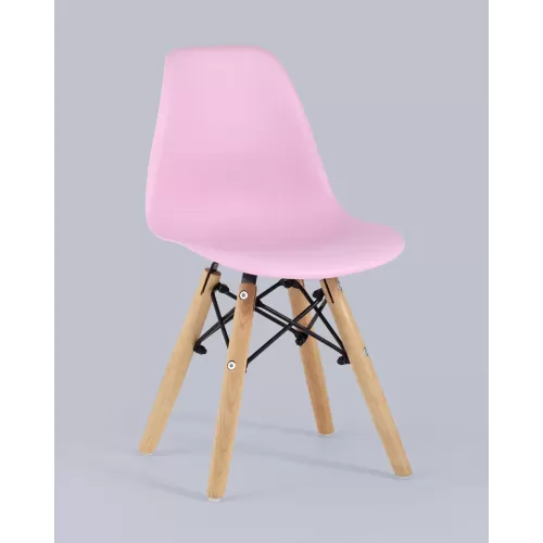 
Комплект детский стол DSW, 3 розовых стула
