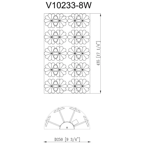 
Светильник настенный Moderli V10233-8W Selectra
