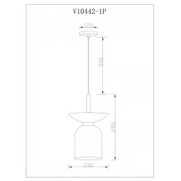 Светильник подвесной Moderli V10442-1P Lecce
