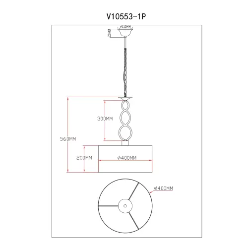 Светильник подвесной Moderli V10553-1P Macadamia купить в Одинцово, Красногорске и Апрелевке с доставкой