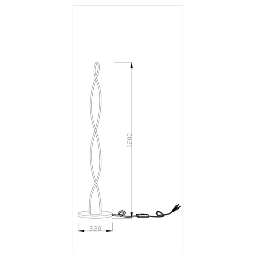 Светодиодный торшер Moderli V1932-FL Osland LED*36W купить в Одинцово, Красногорске и Апрелевке с доставкой