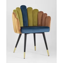 Кресло Камелия сине-зеленый 4 шт.
