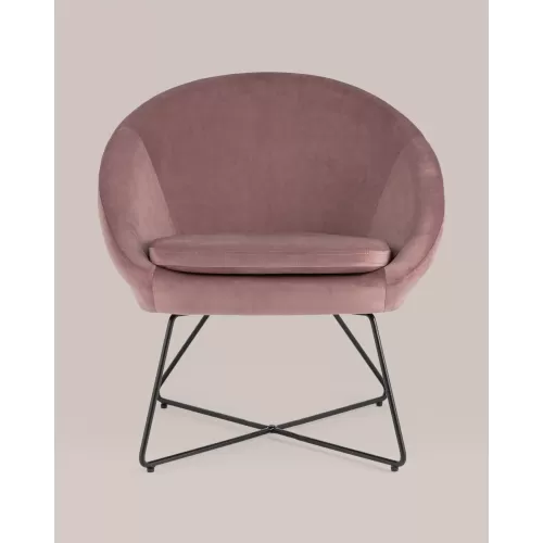 
Кресло Колумбия пыльно-розовое
