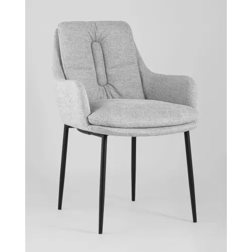 
Кресло Саманта рогожка светло-серый
