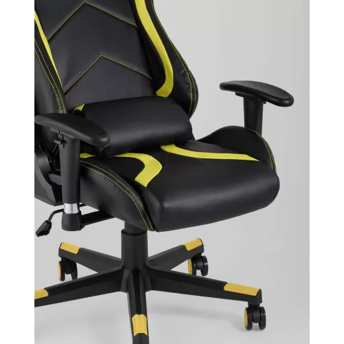 
Кресло игровое TopChairs Cayenne желтое
