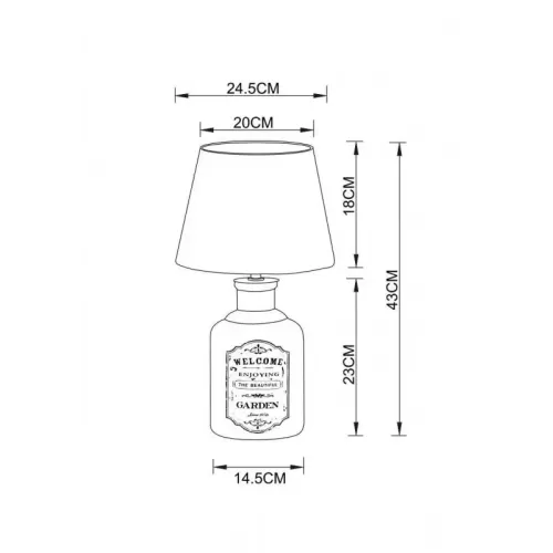 
Декоративная настольная лампа Arte Lamp A4272LT-1GY Isola
