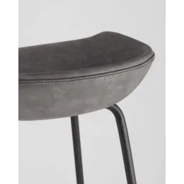 Стул барный Beetle Lite PU серый