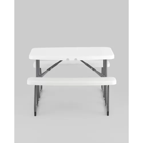 
Комплект стола и двух скамеек Кейт детский раскладной белый
