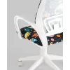 
Кресло детское Бюрократ BUROKIDS 1 W мультиколор космозавры крестовина пластик белый
