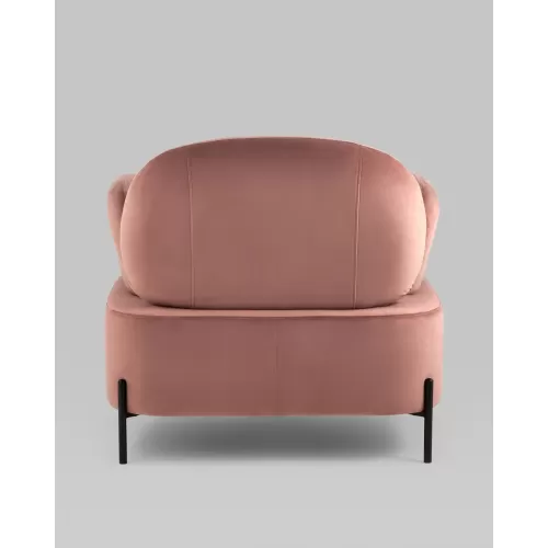 
Кресло Кэнди с подлокотниками велюр пыльно-розовый

