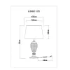 
Декоративная настольная лампа Arte Lamp A1550LT-1PB Radison
