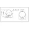 
Настенный светильник Moderli V2901-1W Diana 1*E14*5W
