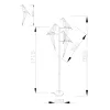 
Светодиодный торшер Moderli V3075-3FL origami Birds 3*LED*6W
