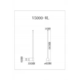 Настенный светодиодный светильник Moderli V5000-WL Ricco