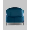 
Кресло Кэнди с подлокотниками велюр синий
