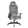 
Кресло игровое Knight N1 Fabric серый Light-19 с подголов. крестовина металл
