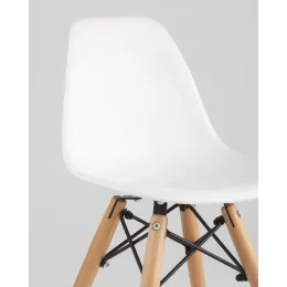 Комплект детский стол DSW, 2 стула белых