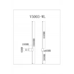 Настенный светодиодный светильник Moderli V5003-WL Ricco