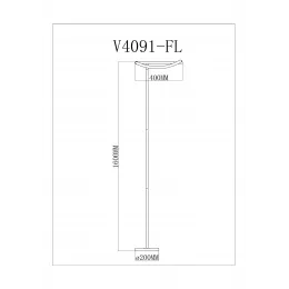 Светодиодный торшер Moderli V4091-FL True